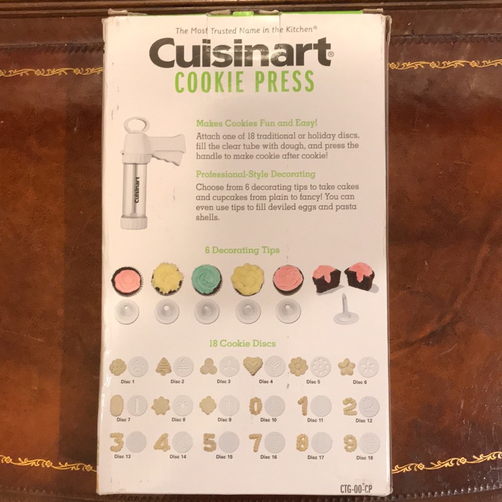 New! CUISINART Cookie Press - Picture 6 of 11